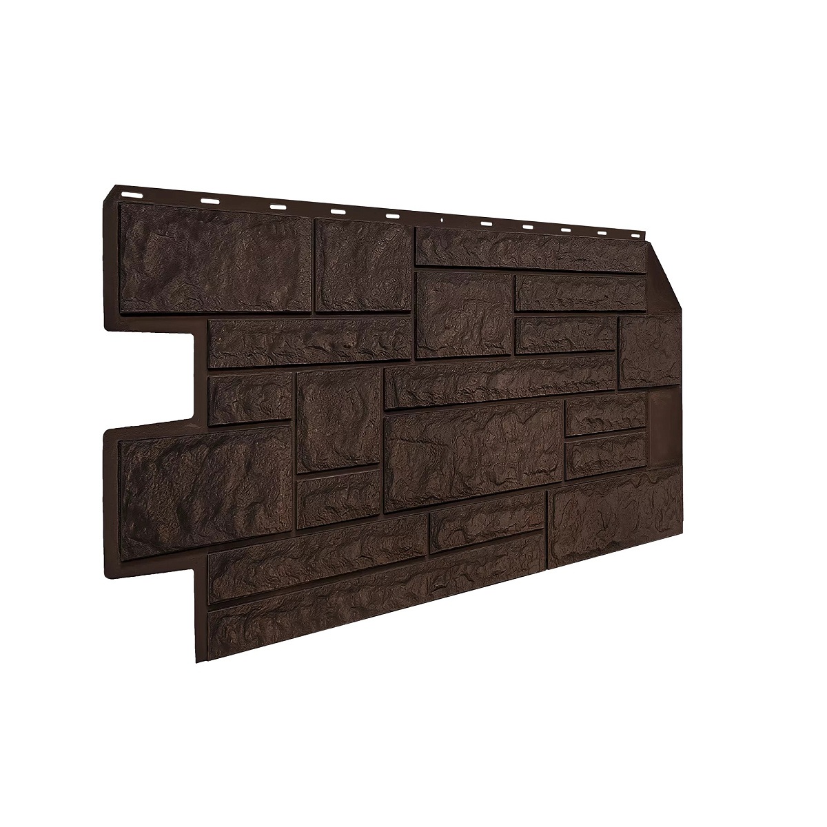 Фасадная панель ТЕХНОНИКОЛЬ Терра ОПТИМА Темно-коричневый