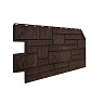 Фасадная панель ТЕХНОНИКОЛЬ Терра ОПТИМА Темно-коричневый