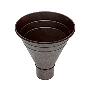 Воронка водосборная D300/100 Foramina Freeze D125/100, dark brown (темно-коричневый)