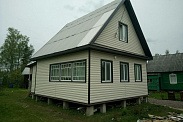 Монтаж винилового блокхауса ГрандЛайн