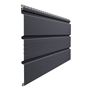 Döcke STANDARD Софит с центральной перфорацией (Графит)