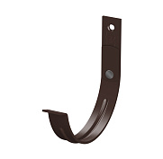 Держатель желоба карнизный D125х132 усил.(3 мм) Foramina Freeze D125/100 dark brown (темно-коричневый)