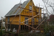 Монтаж металлочерепицы и облицовка виниловым сайдингом (Михайловское)