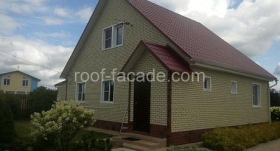 Монтаж металлочерепицы и облицовка фасадными панелями (Ропша)