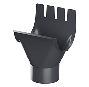 Воронка выпускная Foramina PUR D125/100, RAL 7024