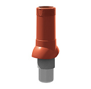 Вентиляционный выход канализационный D110/160 изолированный ТЕХНОНИКОЛЬ красный