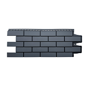 Фасадная панель Grand Line Клинкерный кирпич Design Графит (шов RAL 9005)