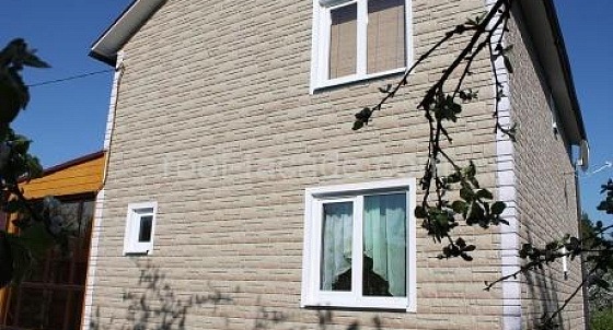 Облицовка фасадными панелями (Песочный)