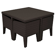 Комплект мебели COLUMBIA из 5 предметов коричневый