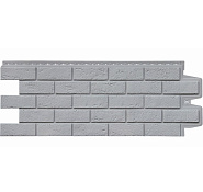Фасадная панель Grand Line состаренный кирпич Classic серый