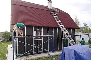 Облицовка фасадными панелями (Красницы)