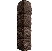 Альта Профиль Наружный угол ТУФ (коричневый) ЭКО, 0,58 х 0,15м