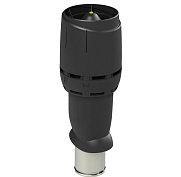 Теплоизолированный вентиляционный выход Vilpe 160/225/700 FLOW для труб D110–160 мм Черный