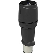 Теплоизолированный вентиляционный выход Vilpe 160/225/700 FLOW для труб D110–160 мм Черный