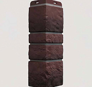 Угол фасадной панели Docke PREMIUM BURG земляной