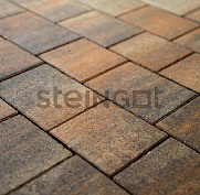 Steingot Тротуарная плитка Новый город Бронзовый камень (Stein Bronze) 60 мм