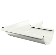 Угол желоба наружный 90° Foramina PUR D125/100, RAL 9010