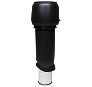 Теплоизолированный вентиляционный выход Vilpe 160/225/700 для труб D110–160 мм Черный