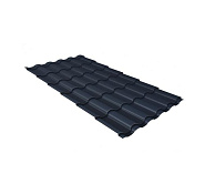 Металлочерепица Grand Line Kredo 0,5 Satin Matt RAL 7024 Графитовый серый