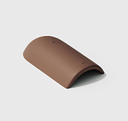 Braas "Таунус", Начальная хребтовая черепица, Темно-коричневый