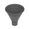 Воронка водосборная D300/100 Foramina Freeze D125/100, grey (серый) 