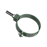 Хомут трубы универсальный L=140мм ТН ПВХ, зеленый