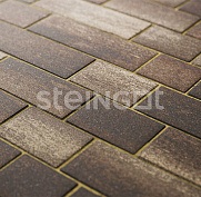 Steingot Тротуарная плитка Маринталь Бурый камень (Stein Brown) 60 мм