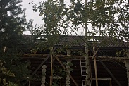 Монтаж композитной черепицы в д. Кунесть 