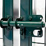 Засов для калиток и ворот Grand Line Profi RAL 6005 (зеленый)