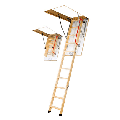 Чердачная складная деревянная лестница Fakro LWK Plus 60*120*335