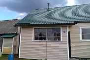 Отделка садового дома виниловым сайдингом в Новгородской области
