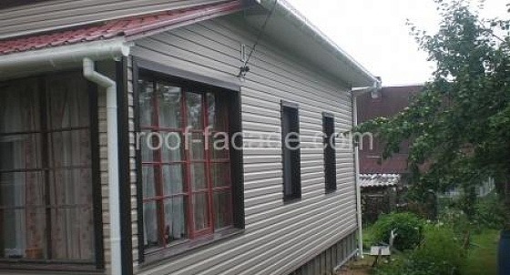 Монтаж металлочерепицы и винилового сайдинга (Сосново)