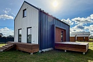 Фальц на дом по индивидуальному проекту в стиле Barn в КП Новосельцево