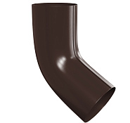 Колено сливное D100 (60°) Foramina PUR D125/100, RAL 8017