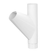 Тройник трубы D100 Foramina PUR D125/100, RAL 9010