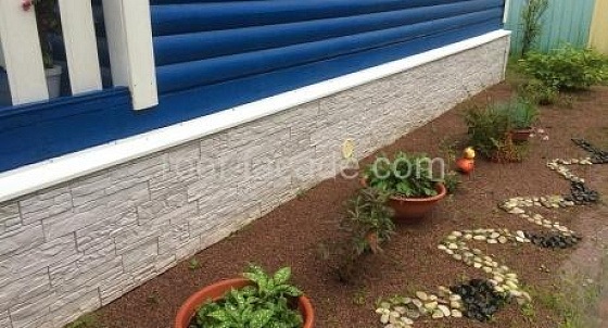 Облицовка цокольными панелями (Куйвози)