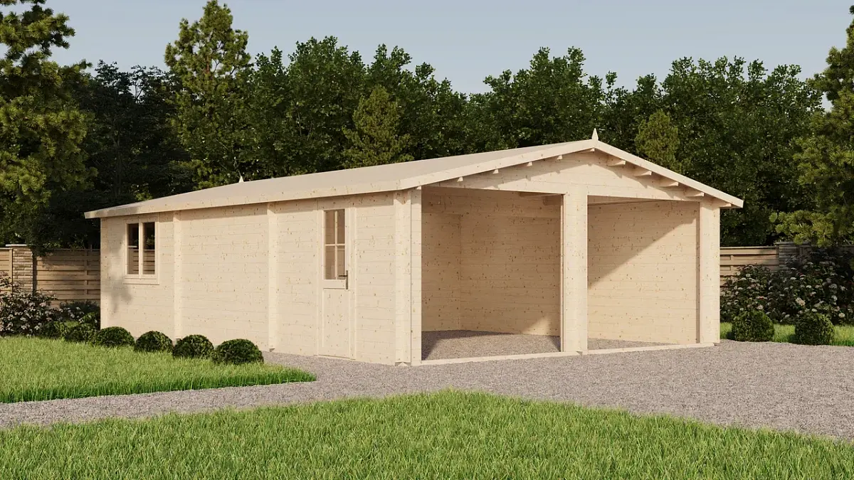 Гараж 49 (Комфорт) - брус 44 мм