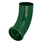 Аквасистем отвод трубы декорированный d=90 Pural (RAL6005) зеленый