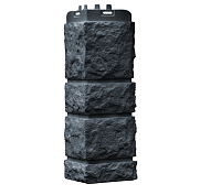 Угол фасадной панели наружный Камелот Classic Графит