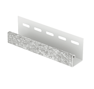 J-планка Ю-ПЛАСТ Стоун-Хаус (Stone House) Кварцит Светло-серый