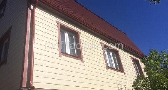 Облицовка фиброцементным сайдингом (Новотоксово)