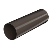 Труба ТН ПВХ, темно-коричневый, глянец (3м)