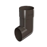 Слив трубы ТН ПВХ, темно-коричневый
