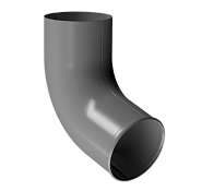 Отвод трубы Döcke STAL PREMIUM D90 Графит