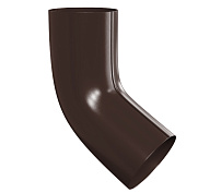 Колено трубы D100 (60°) Foramina PUR D125/100, RAL 8017
