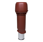 Теплоизолированный вентиляционный выход Vilpe 160/225/700 для труб D110–160 мм Красный