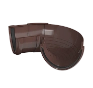 Угол желоба регулируемый 90°-150°ТН ПВХ, коричневый