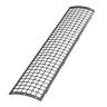 Решетка желоба защитная (0,6 пог.м.)ТН ПВХ, серый