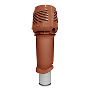 Приточный вентиляционный элемент INTAKE 160/ИЗ/700 (труба с колпаком и набор крепежа) Кирпичный