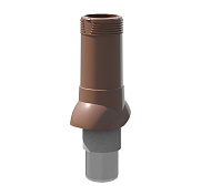 Вентиляционный выход канализационный D110/160 изолированный ТЕХНОНИКОЛЬ коричневый